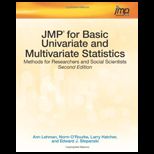 JMP for Basic Univariate and Multivariate Statistics Methods for Researchers and Social Scientists