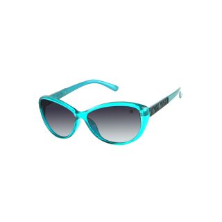 Cat Eye Sunglasses, Blue, Womens