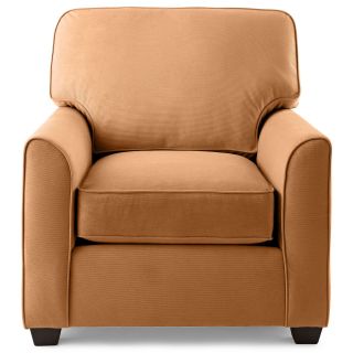 Possibilities Sharkfin Arm Chair, Auburn