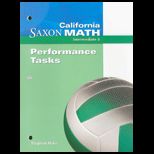 Saxon Math 6   Performance Tasks (CA) (Teacher)