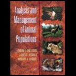Analysis and Management of Animal Populations