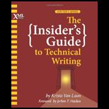 Insiders Guide to Technical Writing