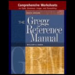 Gregg Reference Manual   Comprehensive Worksheets