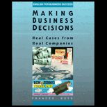Making Business Decisions  Real Cases from Real Companies