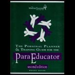 Personal Planner and Training Guide for Paraprofessional