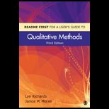 README FIRST for a Users Guide to Qualitative Methods