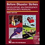 Before Disaster Strikes  Developing an Emergency Procedures Manual   With CD
