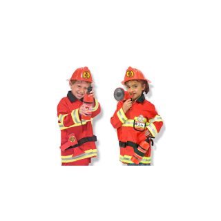 Melissa & Doug Fire Chief Costume Set, Red