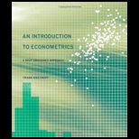 Introduction to Econometrics A Self Contained Approach