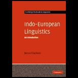 Indo European Linguistics