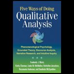 Five Ways of Doing Qualitative Analysis