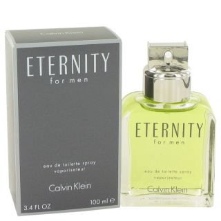 Eternity for Men by Calvin Klein EDT Spray 3.4 oz