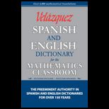 Velazquez Spanish / English Dictionary for Math 
