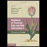Handbook of Financial Data and Risk Information I Volume 1 Principles and Context