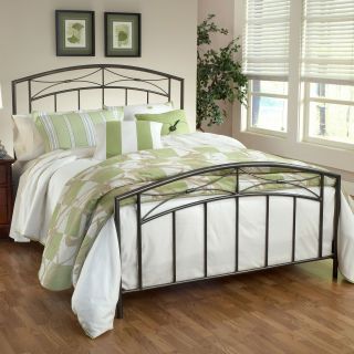 Hillsdale Sunset Metal Bed or Headboard, Silver