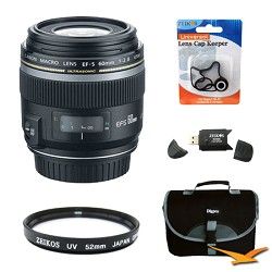 Canon EF S 60mm F/2.8 Macro USM Lens Exclusive Pro Kit