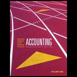 Accounting, Volume 1 Text (Canadian)