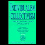 Individualism and Collectivism  Theory, Method, and Applications