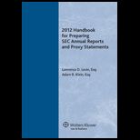 2012  Handbook for Preparing SEC Annual Reports and Proxy Statements