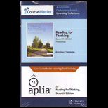 Reading for Thinking Aplia Access Code