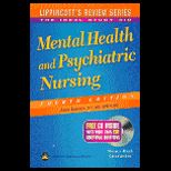 Lippincotts Review Series  Mental Health Nursing   With CD
