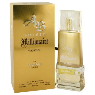 Spirit Millionaire for Women by Lomani Eau De Parfum Spray 3.3 oz