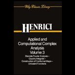 Applied and Computational Comp. Analysis, Volume 1