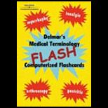 Delmars Medical Terminology Flash, Computerized Flashcards(Software)