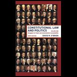 Constitutional Law and Politics, Volume 1