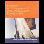 Essentials of Entrepreneurship  Package