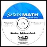 Saxon Math Intermediate 5 Student Edition eBook CD ROM