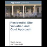 Residential Site Valuation and Cost Apprch.