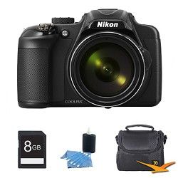 Nikon COOLPIX P600 16.1MP 60X Zoom Digital Camera Black Kit