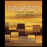 Evaluation  A Systematic Approach