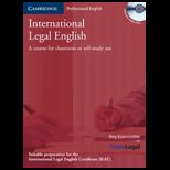 International Legal English   With 3 CDs