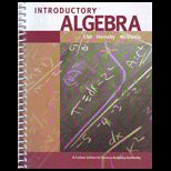 Introduction to Algebra   With CD (Custom)