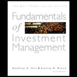 Wall Street Journal to Accompany Fundamentals of Investment Management / With CD ROM