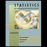 Statistics for Management and Economics Text Only