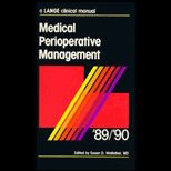 Medical Perioperative Management  Clinical Manual