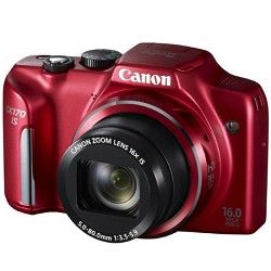 Canon PowerShot SX170 IS 16MP Digital Camera   Red