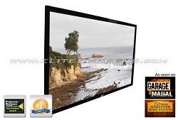 Elite Screens R120WH1 ezFrame Fixed Projection Screen ( 120 Inch 169 AR)(CineWh