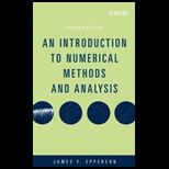 Introduction to Numerical Methods and Analysis