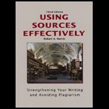 Using Sources Effectively