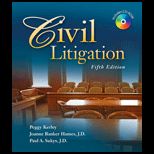 Civil Litigation   With CD Package