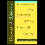 Theories of Childhood  Introduction to Dewey, Montessori, Erickson, Piaget & Vygotsky