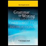 Grammar for Writing (Grade 6)
