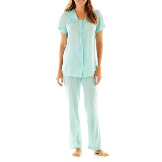 Vanity Fair Coloratura Pajama Set   90107   Plus, Azure Mist, Womens