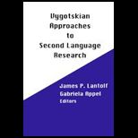 Vygotskian Approach to Second Language Research
