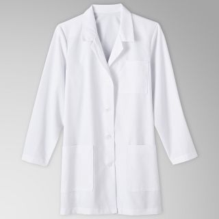 Fundamentals by White Swan Meta Ladies 3 Pocket Lab Coat, White, Womens
