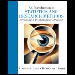 Introduction to Statistics and Research Methods  Becoming a Psychological Detective  Text Only